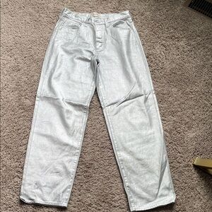 Universal Thread Shimmering Silver Pants